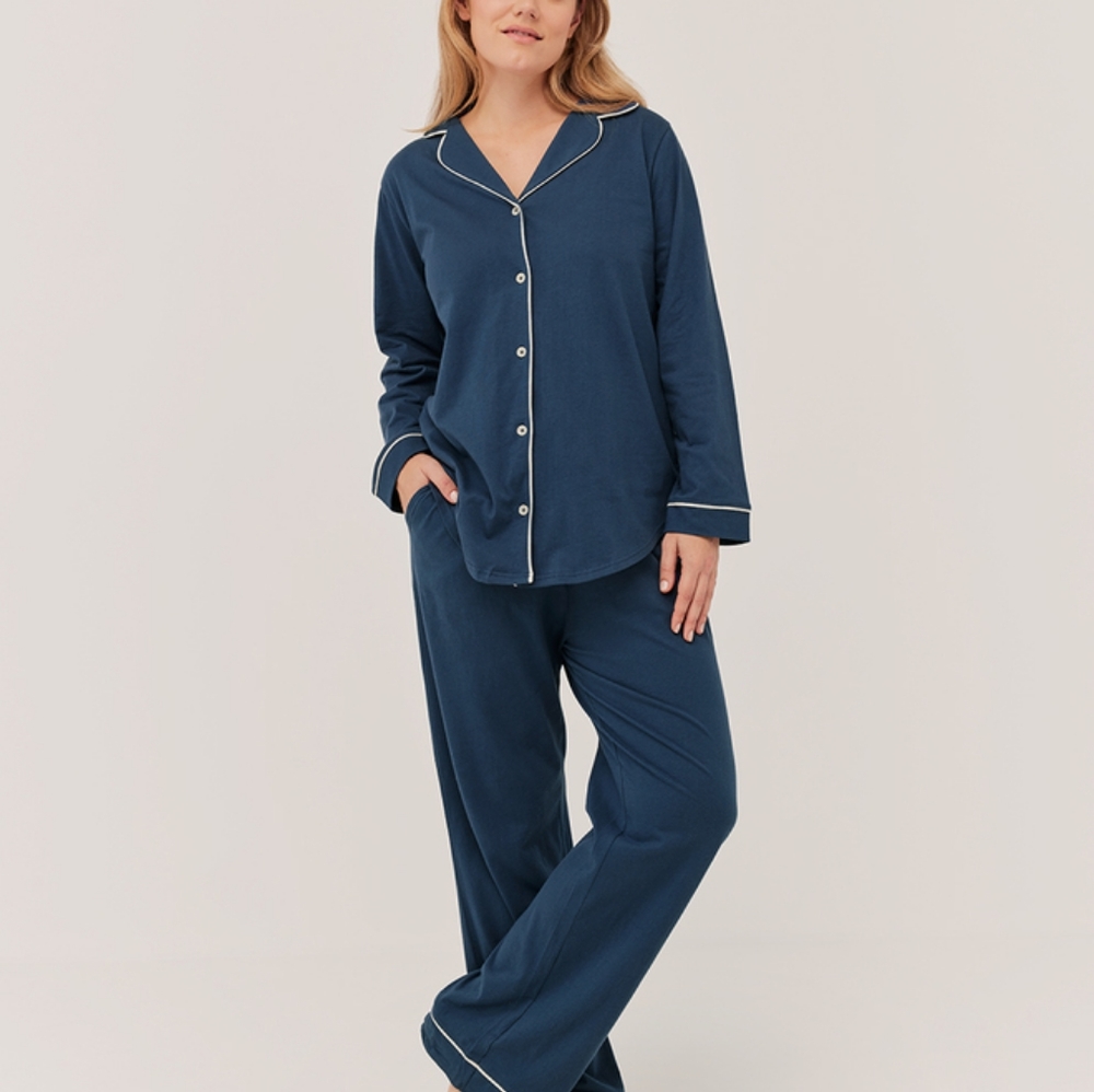 PACT All Ease Sleep Set in French Navy